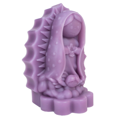 Molde Virgencita Plis 3D 11 cm Molde de Silicón