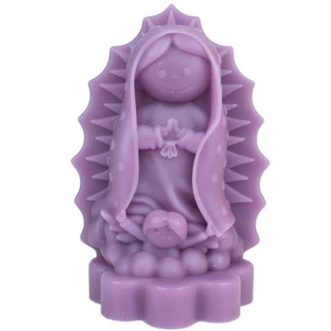 Molde Virgencita Plis 3D 11 cm Molde de Silicón