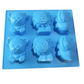 Molde 6 Animalitos Jabonero Molde de Silicón