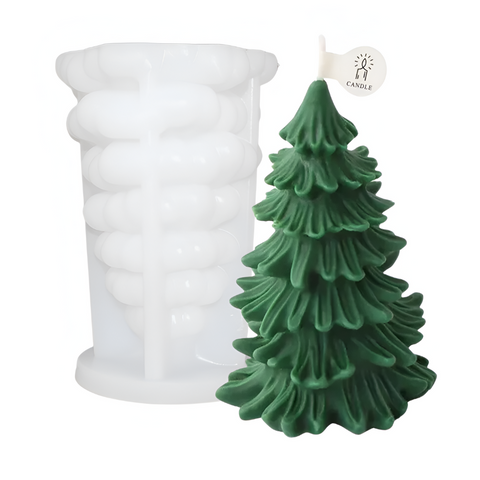 Molde Pino con Picos Árbol Navideño Chico