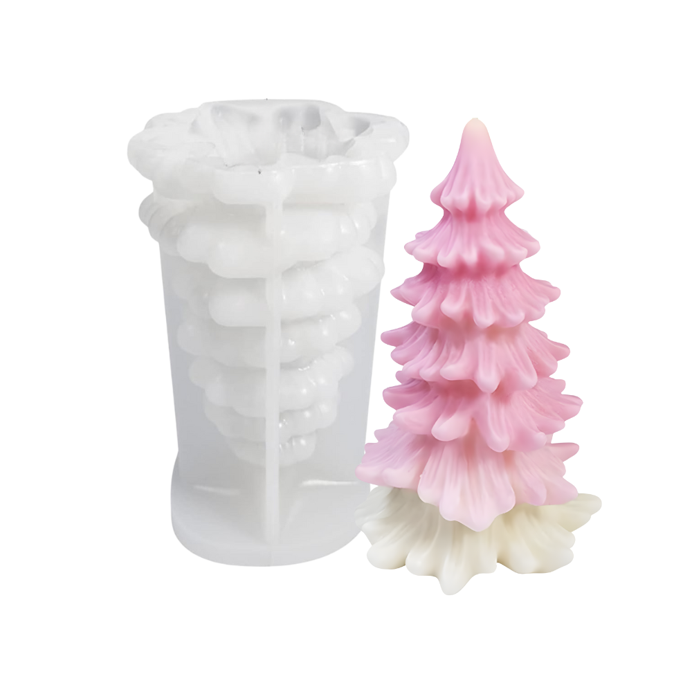 Molde Arbolito navideño Delgado 3D