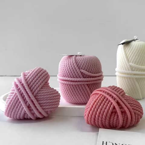 Molde Bola de Estambre Crochet Molde de Silicón Navideño