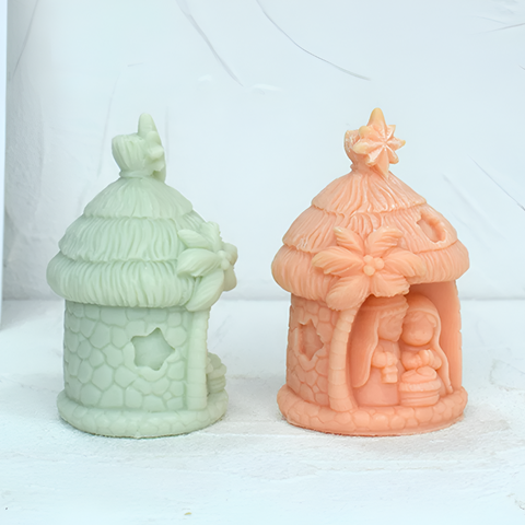 Molde Choza Nacimiento Navideño
