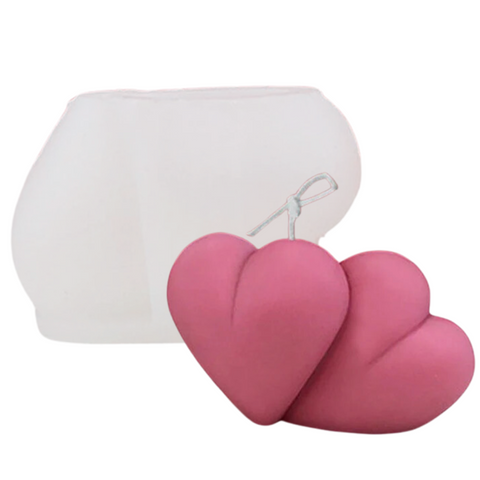 Molde Corazones 3D