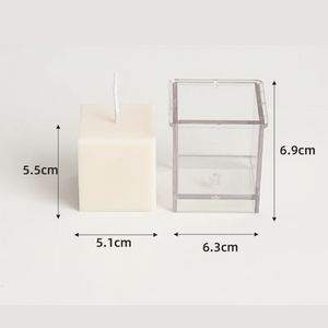 Moldes para Vela Acrílico Modernos Cuadrados