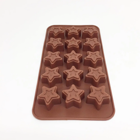 Molde Estrellas Trufero Molde de Silicón para Chocolate