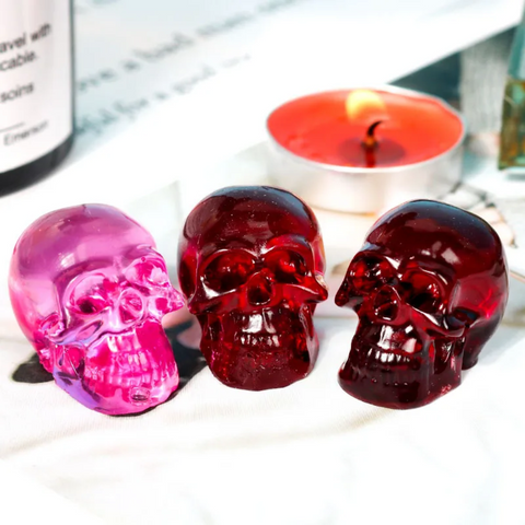 Molde Mini Calavera 3D para Velas
