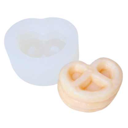 Molde de Galleta Orejita 3D para Fondant, Molde de Silicón para Vela