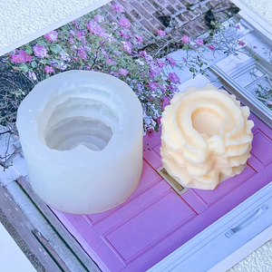 Molde de Galleta Pastiseta 3D para Fondant, Molde de Silicón para Vela