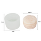 Molde de Galleta Polvorones 3D para Fondant, Vela de Silicón