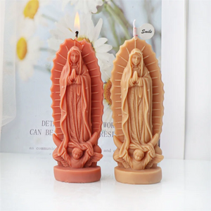 Molde de Silicón Virgen de Guadalupe María Religioso 3D