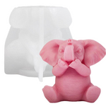 Molde Elefante Vela No Hablo 3D