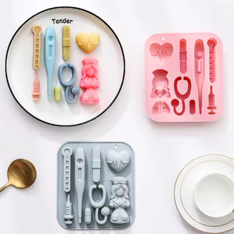 Molde Figuras de Enfermería