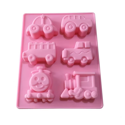 Molde 6 Carritos para Manualidades