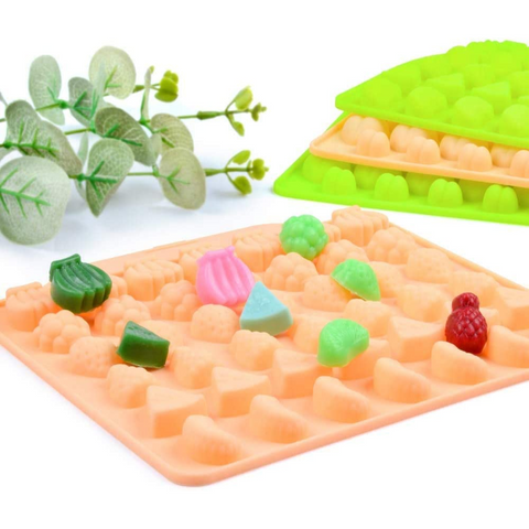 Molde de Silicón Mini Frutas para Gomitas