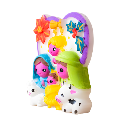 Molde Nacimiento Navidad Pesebre 2D