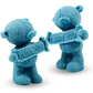 Molde Oso I Love You Osito Amoroso 3D