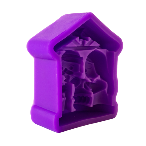 Molde Choza Nacimiento Natividad 2D