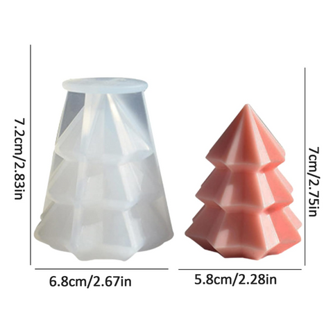 Molde Pino Chico Clásico Navideño