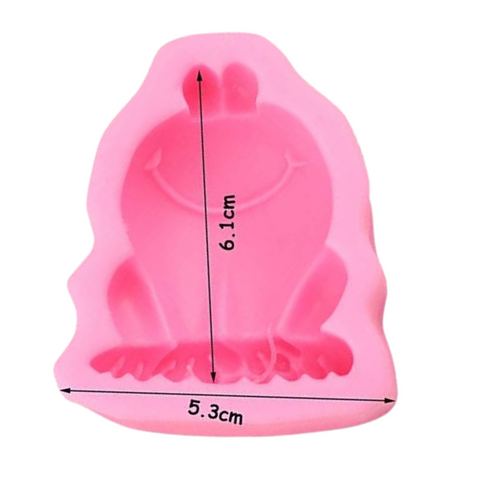 Molde de Rana Feliz 2D para Manualidades Molde de Silicón
