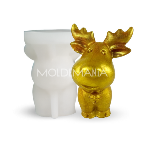 Molde Reno 3D Navideño