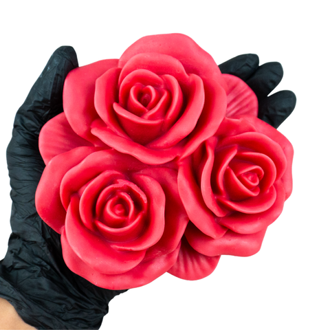 Molde Jumbo 3 Rosas 3D