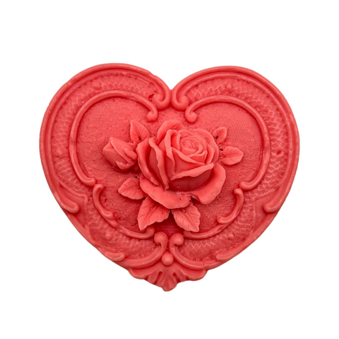 Molde Corazón y Rosa