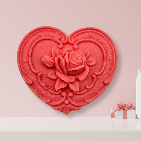 Molde Corazón y Rosa