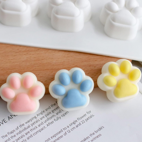 Molde 8 Huellas de Perro para Repostería