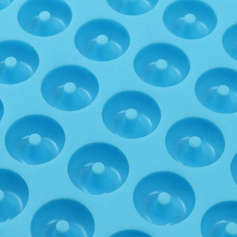 Molde de Mini Donitas de Silicón 48 donitas