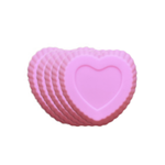 Juego de 6 Capacillos de Corazón (7cm)