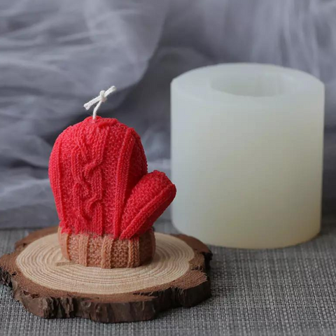 Molde de Guante Navideño 3D