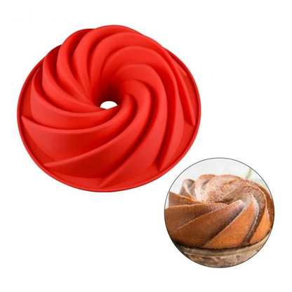 Molde para Gelatina de Rosca en Espiral