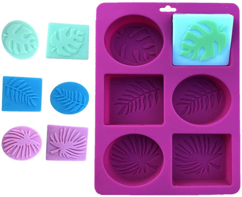 Molde para jabones aromaticos. Molde de palmera. Moldemania