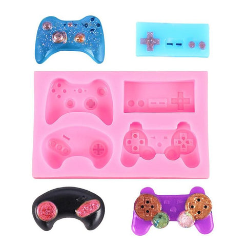 Molde Controles Gamer Fondant 4 Diseños