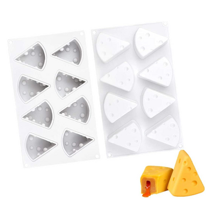 Molde 8 Quesos para Repostería Molde de Silicón