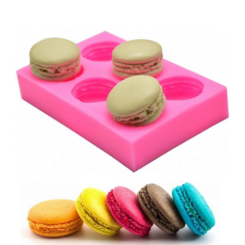 Molde Silicón 6 Macarrons Fondat