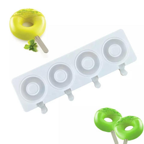 Molde para Paletas de Dona de Silicón