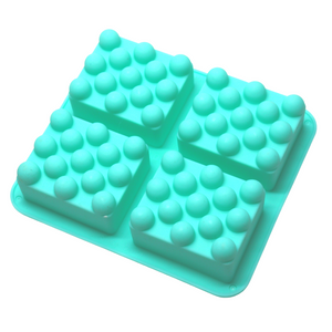 Molde 4 Jabones Exfoliantes Rectangulares