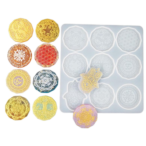 Molde Chakras para resina