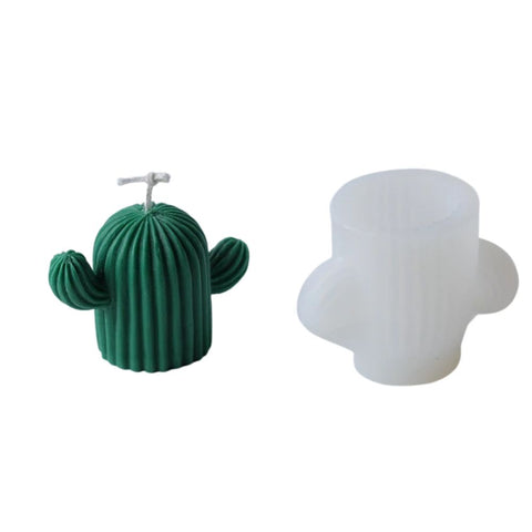 Moldes de Silicón Cactus para Vela Decorativa