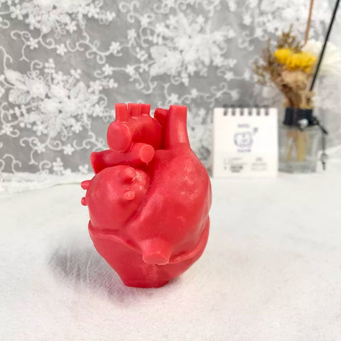 Molde Corazón Humano 3D Molde de Silicón