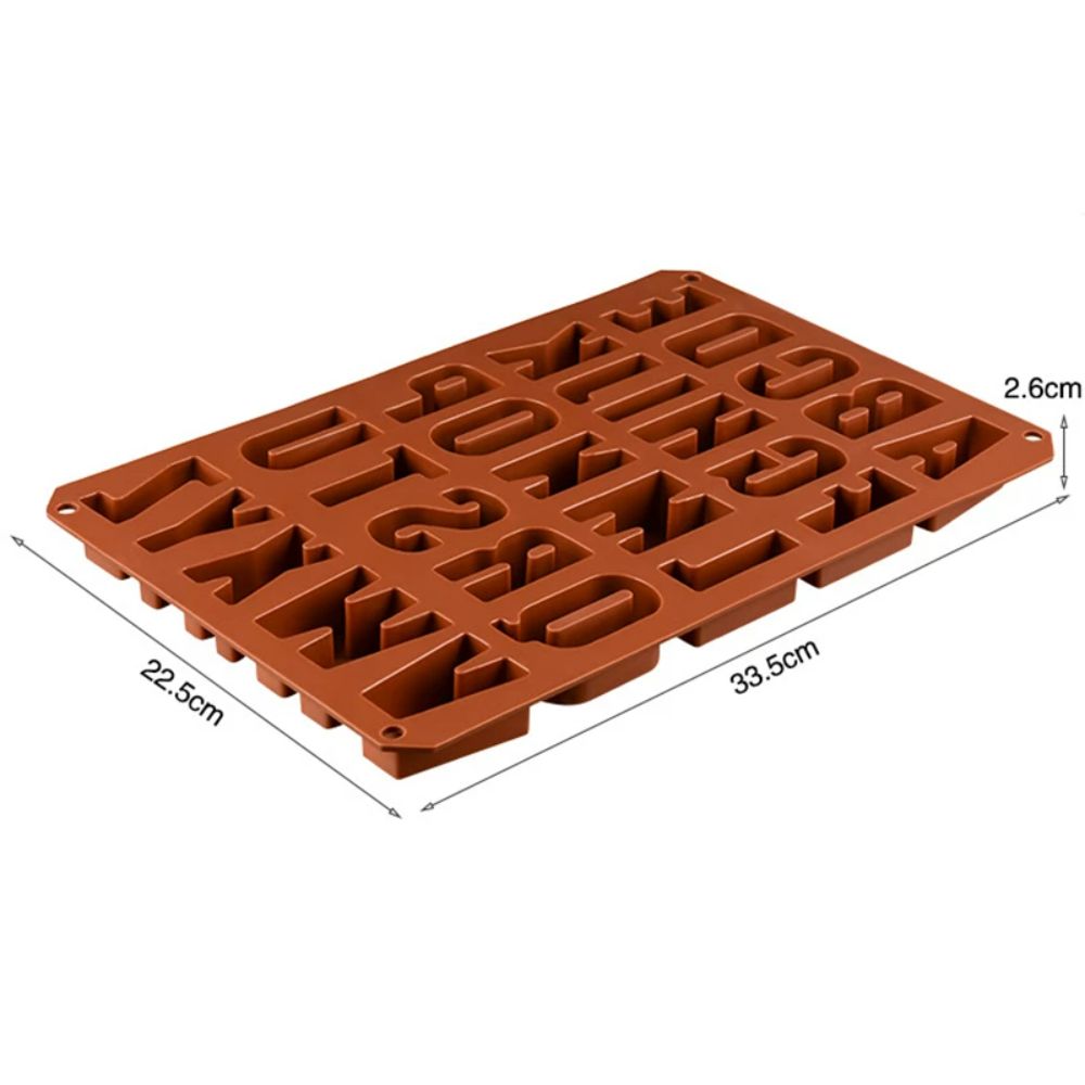 Molde De Silicón En Letras Mayúsculas Grandes Moldemanía