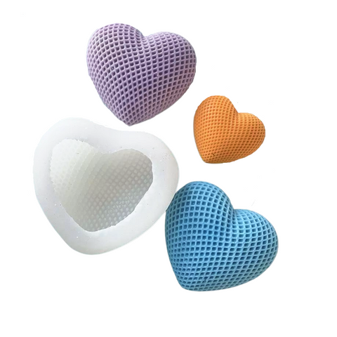 Molde Corazón Puntillado
