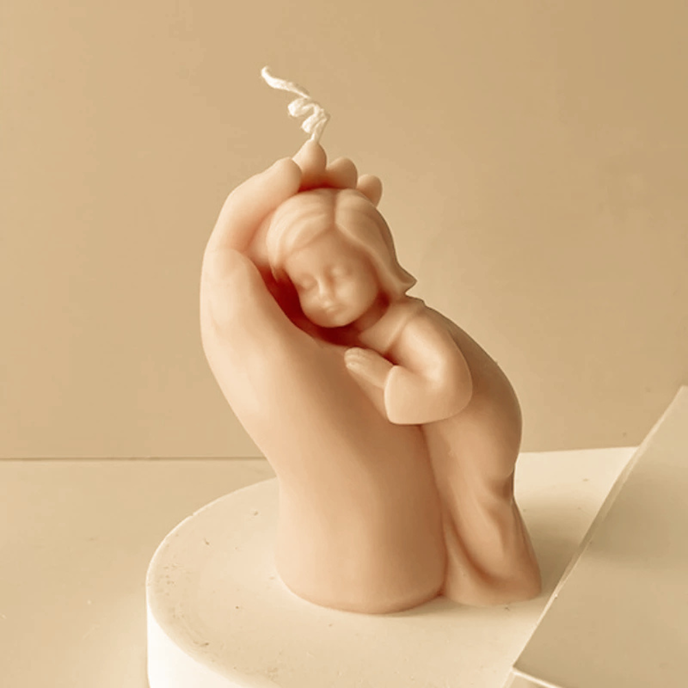 Molde Vela Mano De Madre Moldemanía